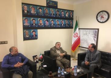 رییس بنیاد شهید و امور ایثارگران ری با بخشدار کهریزک دیدار کرد