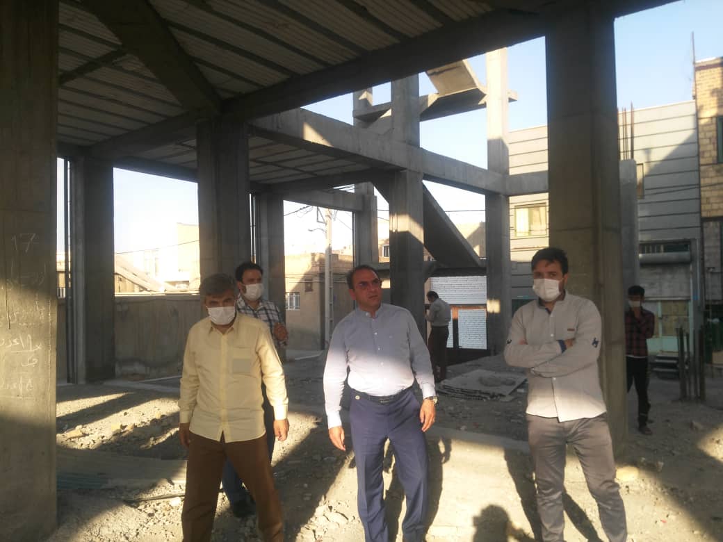 IMG 20200728 WA0049 | گزارش تصویری| بازدید بخشدار کهریزک از پروژه‌های در حال احداث تورقوزآباد