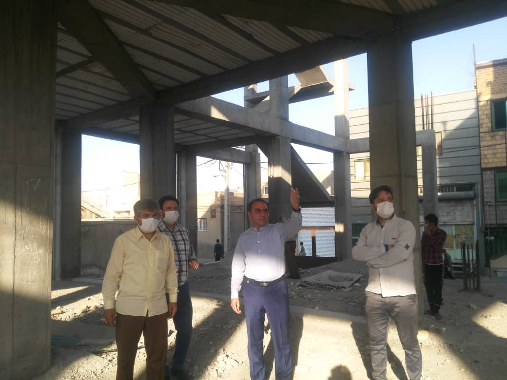 IMG 20200728 WA0050 | گزارش تصویری| بازدید بخشدار کهریزک از پروژه‌های در حال احداث تورقوزآباد