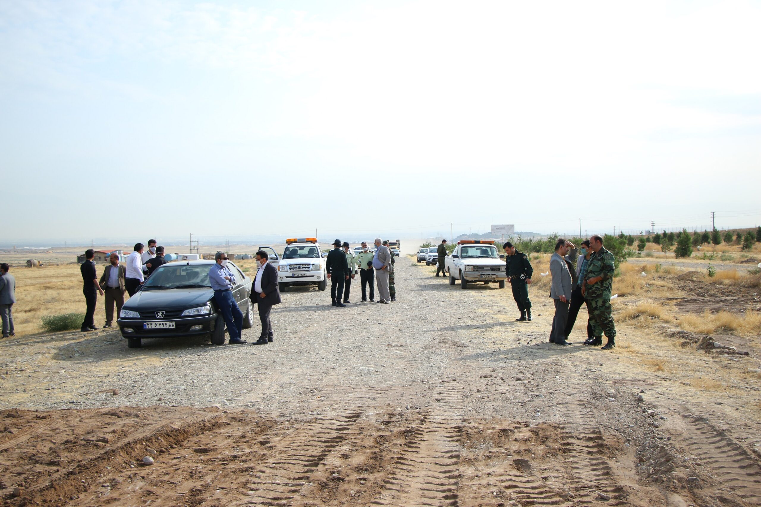 IMG 5777 scaled | گزارش تصویری| آزادسازی 217 هکتار از اراضی روستای چمبورک در کهریزک