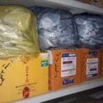 گزارش تصویری| بیش از ۱۰۰۰ بسته بسته بهداشتی بین هیئات عزاداری روستای قمصر توزیع شد