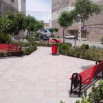 جانمایی و نصب مبلمان شهری در فضای سبز مسکن مهر گلحصار
