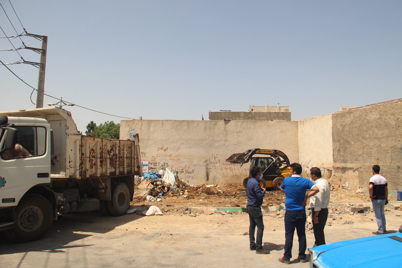 IMG 8413 | گزارش تصویری تخریب ساخت وساز غیرمجاز در ورودی روستای قمصر