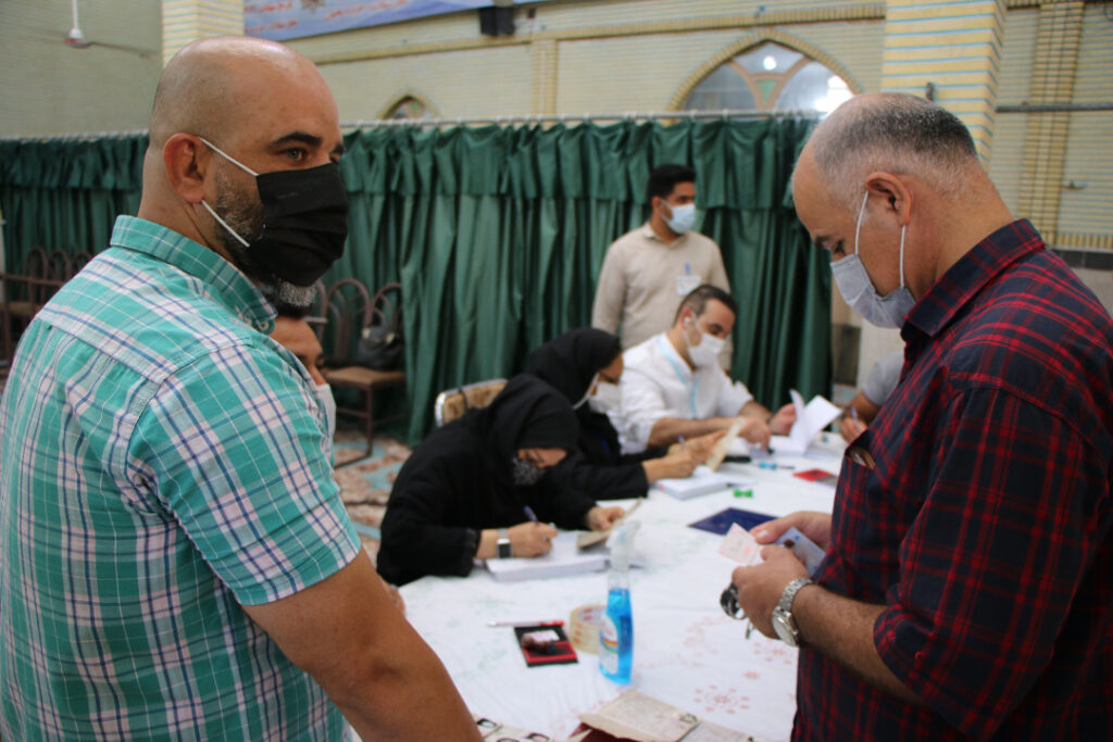 14 | حضور مردم پای صندوق های رای در بخش کهریزک
