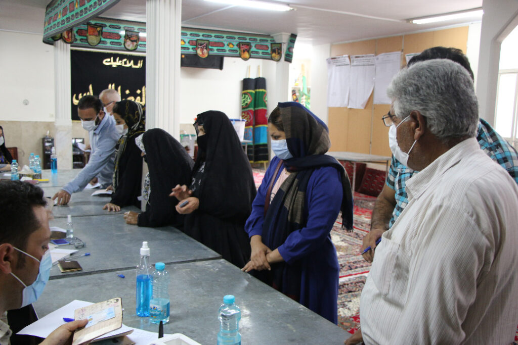 9 1 | حضور مردم پای صندوق های رای در بخش کهریزک