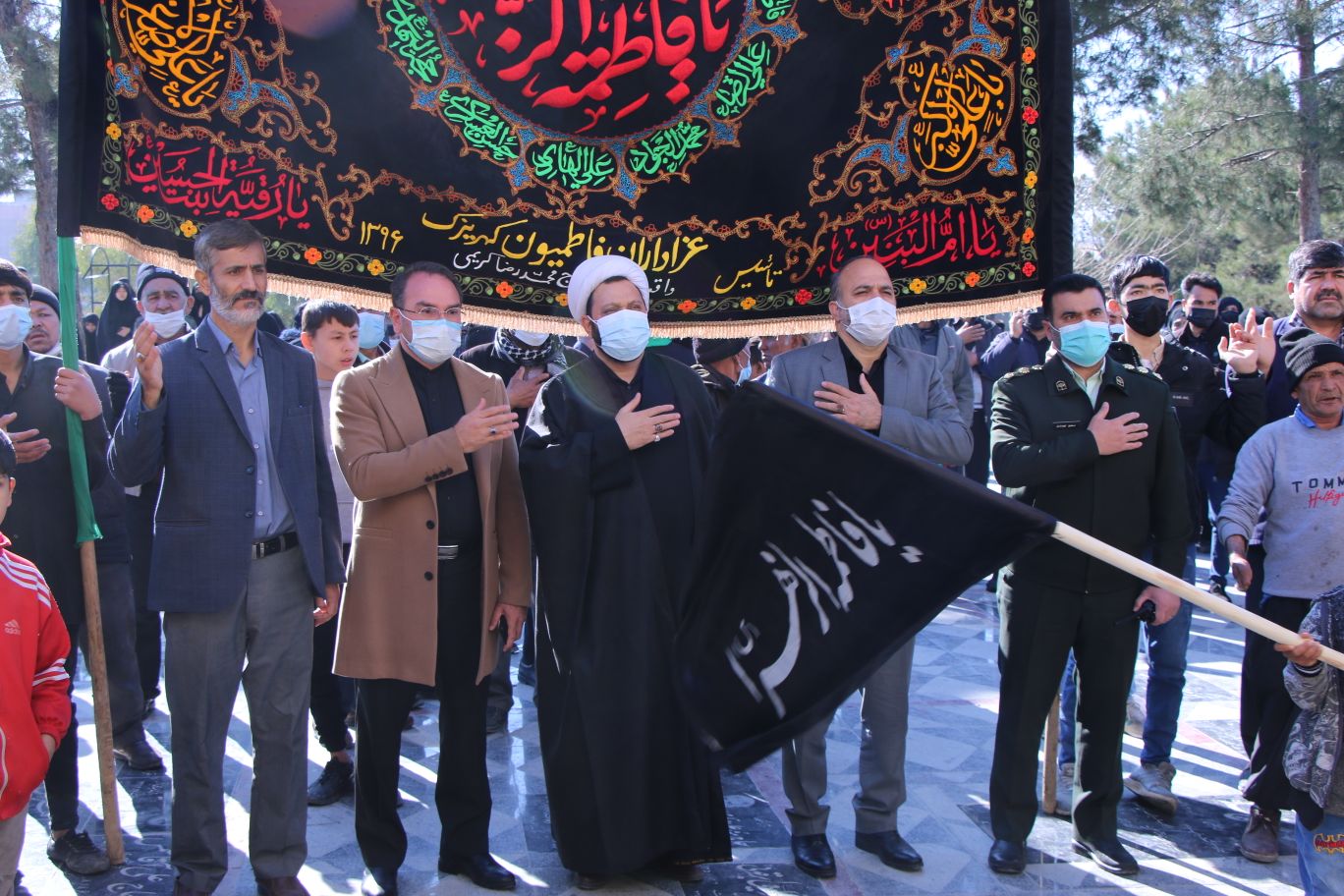 حضور بخشدار کهریزک در پیاده روی هیئات مذهبی کهریزک از حرم تا حرم