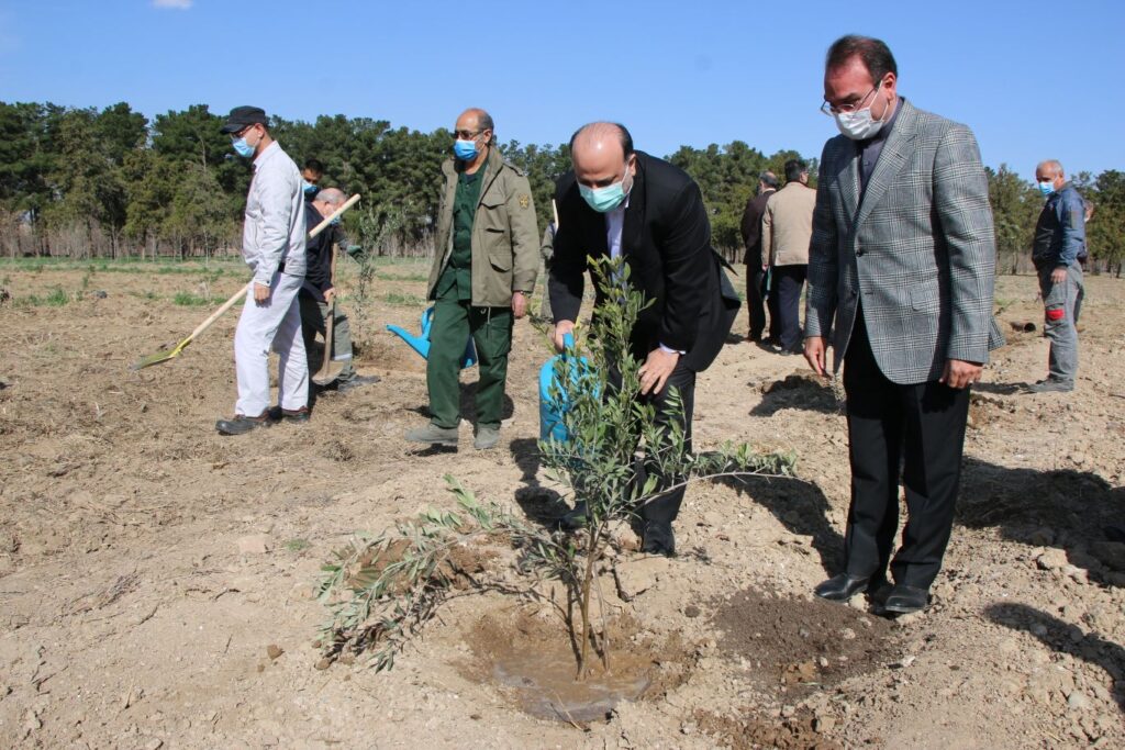 IMG 7188 compress59 | کاشت نهال توسط بخشدار و اعضای شورای تامین بخش کهریزک به مناسبت روز درختکاری