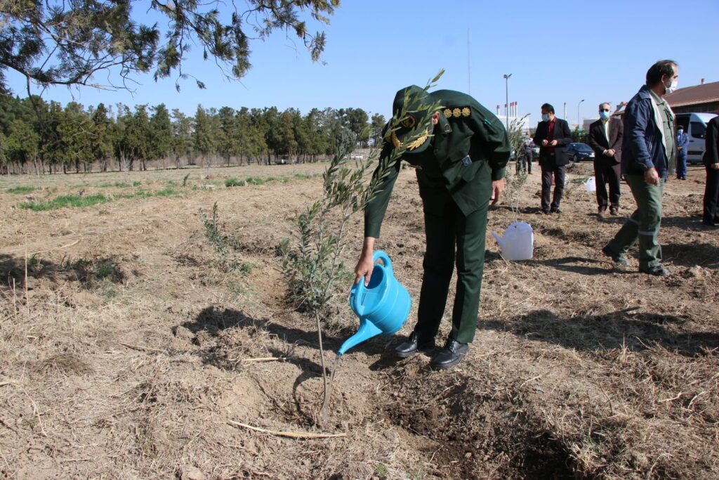 IMG 7196 compress65 | کاشت نهال توسط بخشدار و اعضای شورای تامین بخش کهریزک به مناسبت روز درختکاری
