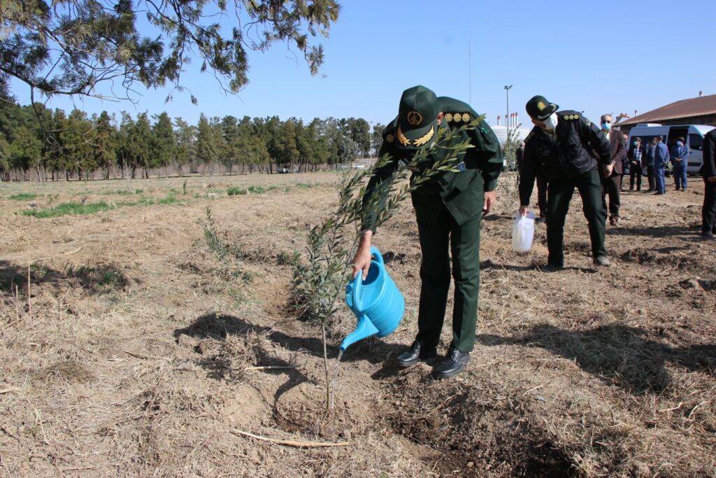 IMG 7197 compress28 | کاشت نهال توسط بخشدار و اعضای شورای تامین بخش کهریزک به مناسبت روز درختکاری
