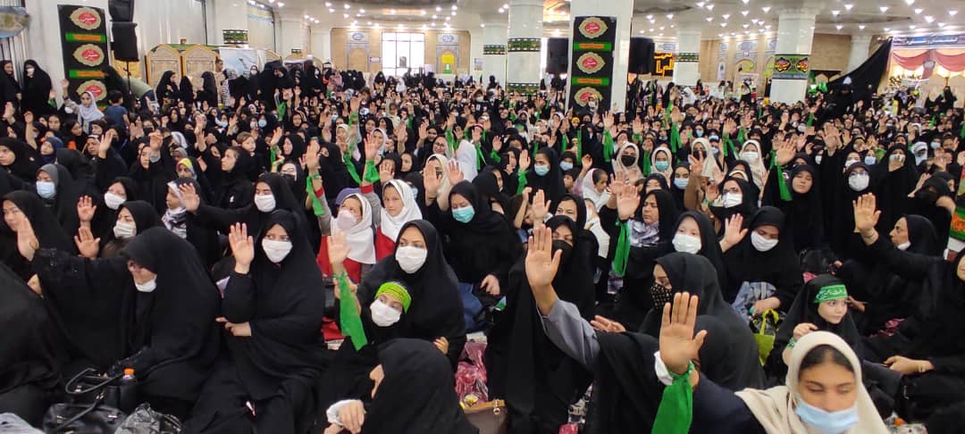 اجتماع بزرگ دختران عاشورایی در باقرشهر