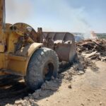 تخریب کوره های غیرمجاز تولید زغال در کهریزک